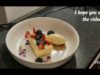 (Creme brulee) Κρεμ μπρουλέ με φρούτα του δάσους και Σάλτσα από βρώσιμα λουλούδια